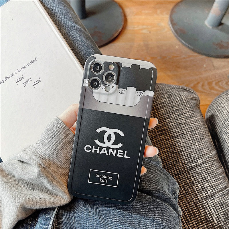 Chanel Smoking iPhone Cases - Glamour Gaurd