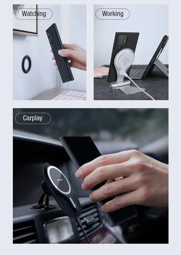 Magnetic Wireless Charging Case For Samsung Galaxy S24 - Glamour Gaurd