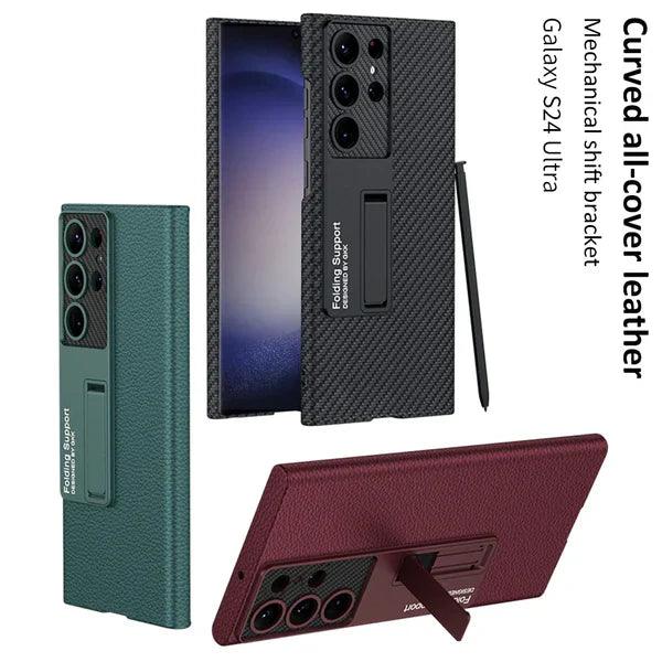 Ultra Thin Leather S24 Ultra Case with Bracket Sale price$43.95 - Glamour Gaurd