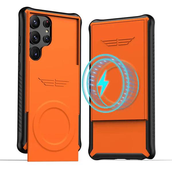 Shockproof Wireless Charging S24 Ultra Case with Camera Protection - Glamour Gaurd