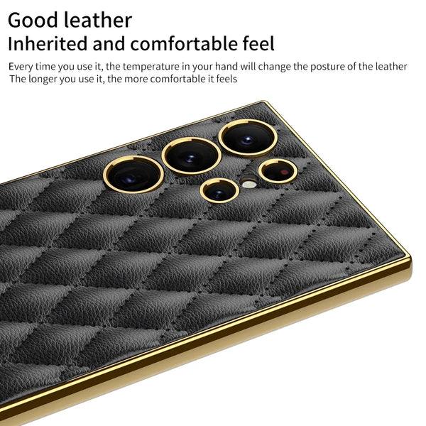 Samsung Galaxy S24 Luxury Leather Case - Glamour Gaurd