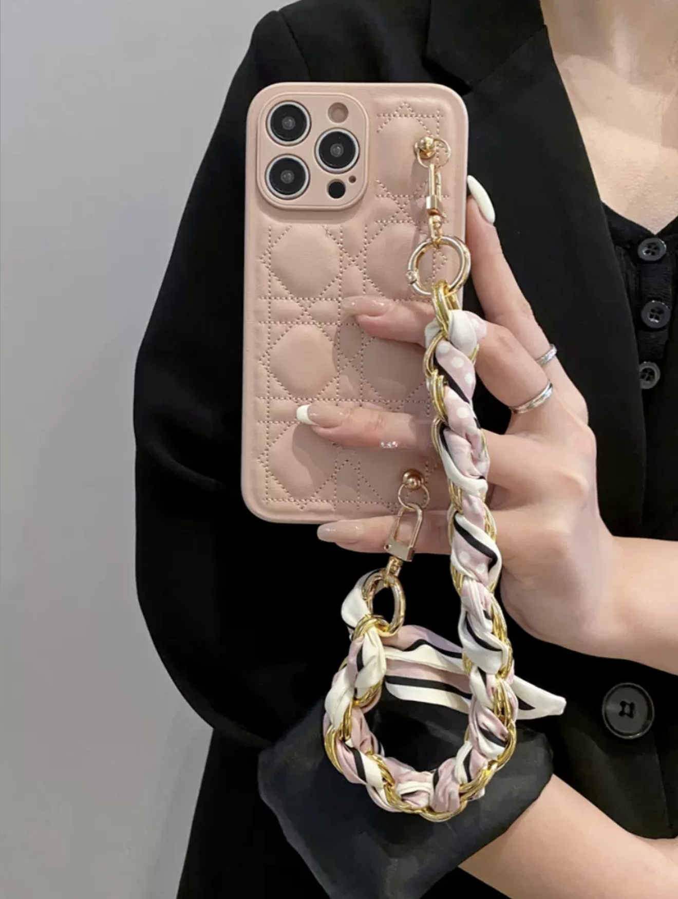 Luxury leather Crossbody For iPhone Series