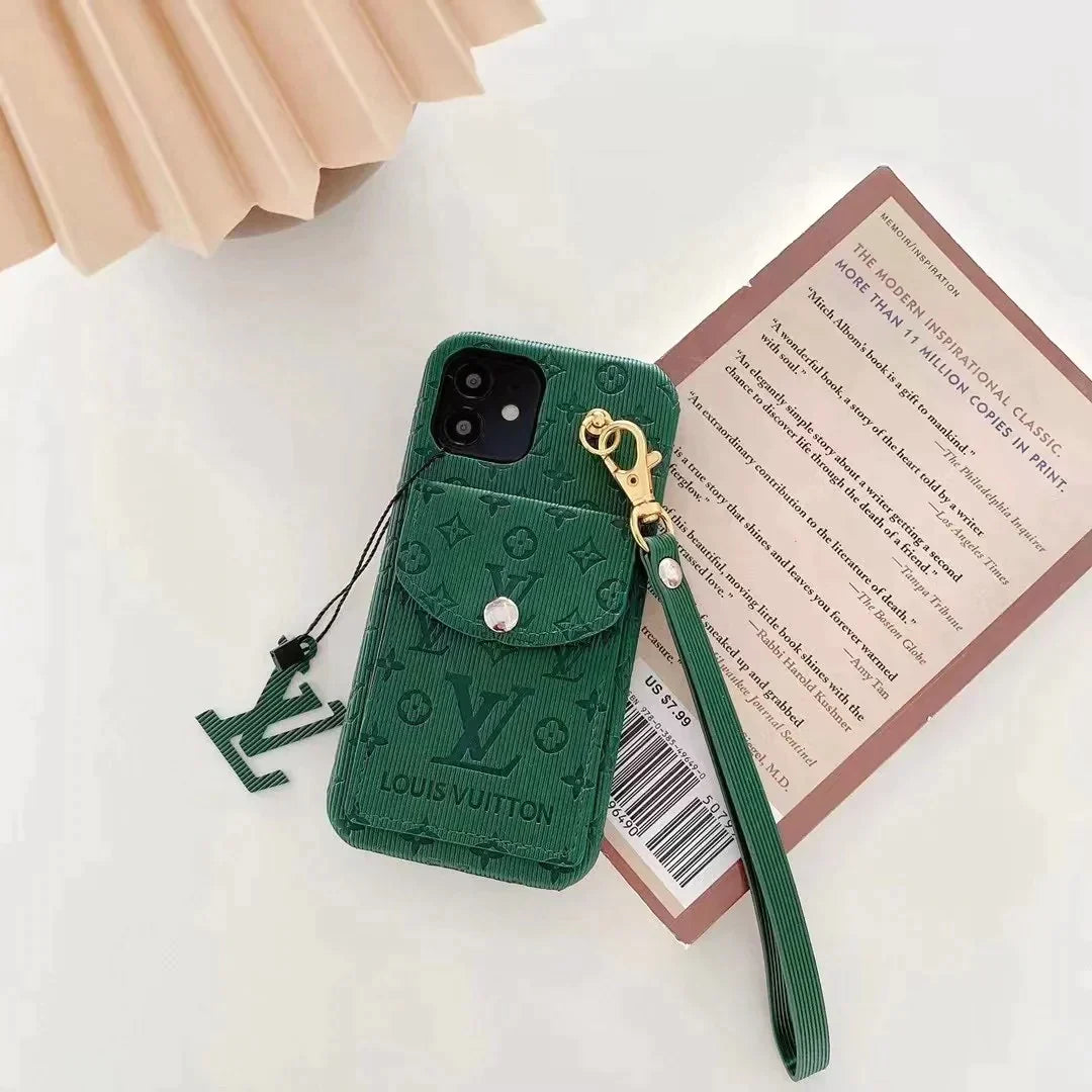 LV Monogram iPhone Wallet Cases - Glamour Gaurd
